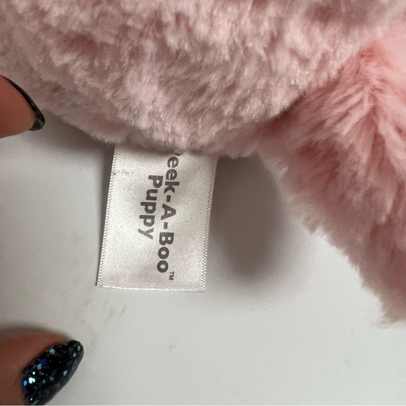 Peek-a-Boo Furry Friends Animated Peek-a-Boo Puppy Plush, Pink toy - Picture 7 of 10